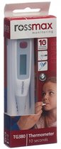 Rossmax TG380 Flexi-Tip - Thermometer Lichaam - Koortsthermometer voor Baby’s, Kinderen en Volwassenen - Flexibele Punt - Zeer Nauwkeurig - Koortsalarm - Digitaal - Temperatuur met