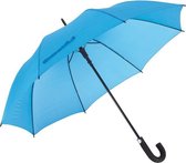SUBWAY luxe golfparaplu automatisch met haak azuurblauw Ø 119 cm - lichtblauw - blauw