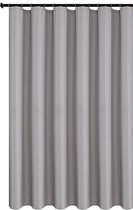 Douchegordijn | 180x200 cm | Grijs | Waterafstotend | Polyester | 12 Haken