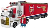 bouwpakket truck Arsenal 33 x 8 cm rood 282-delig