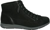 Strober ELEONORE 68096H - VeterlaarzenHoge sneakersDames sneakersDames veterschoenenHalf-hoge schoenen - Kleur: Zwart - Maat: 38
