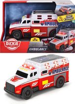 Dickie Toys Ambulance - 15 cm - Licht en Geluid - Speelgoedvoertuig