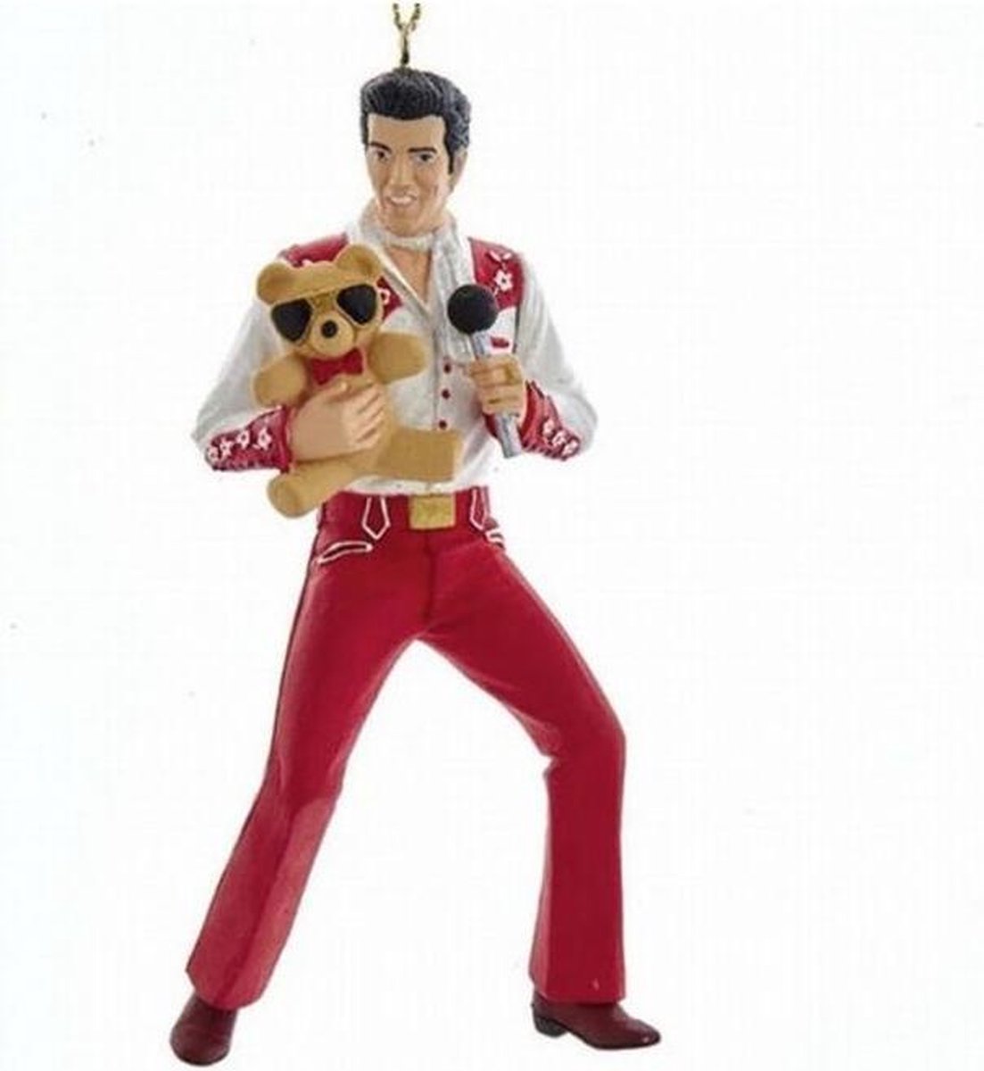 Kurt S. Adler Elvis Presley Met Teddybeer Kerst Ornament onbekend