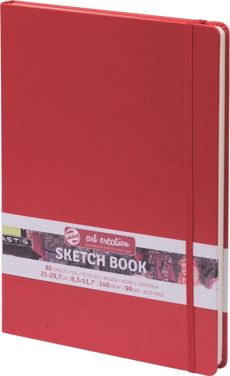 Talens Art Creation Schetsboek 80 Vellen, 21 cm x 15 cm formaat, bosgroen