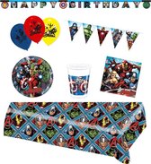 The Avengers feestpakket - voordeelpakket Deluxe 8 kinderen