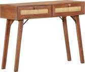 Sidetable 100x35x76 cm massief mangohout