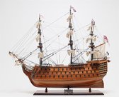 Houten schip - schaalmodel - the '' HMS VICTORY'' - miniatuur - 93 cm breed