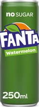 Fanta | Watermelon | No Sugar | Blik | 12 x 25 cl