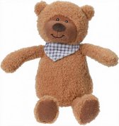 knuffelbeer junior 20 x 16 cm pluche bruin