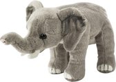 knuffelolifant junior 23 cm pluche grijs