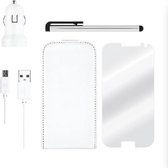 MJOY Essentials 5-in-1 Kit met Flip - Galaxy S4 - Wit