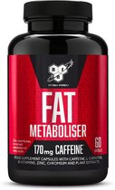 Premium Fat Metaboliser - Afslanksupplement - 170mg Cafeïne per portie - 60 capsules (1 Pot)