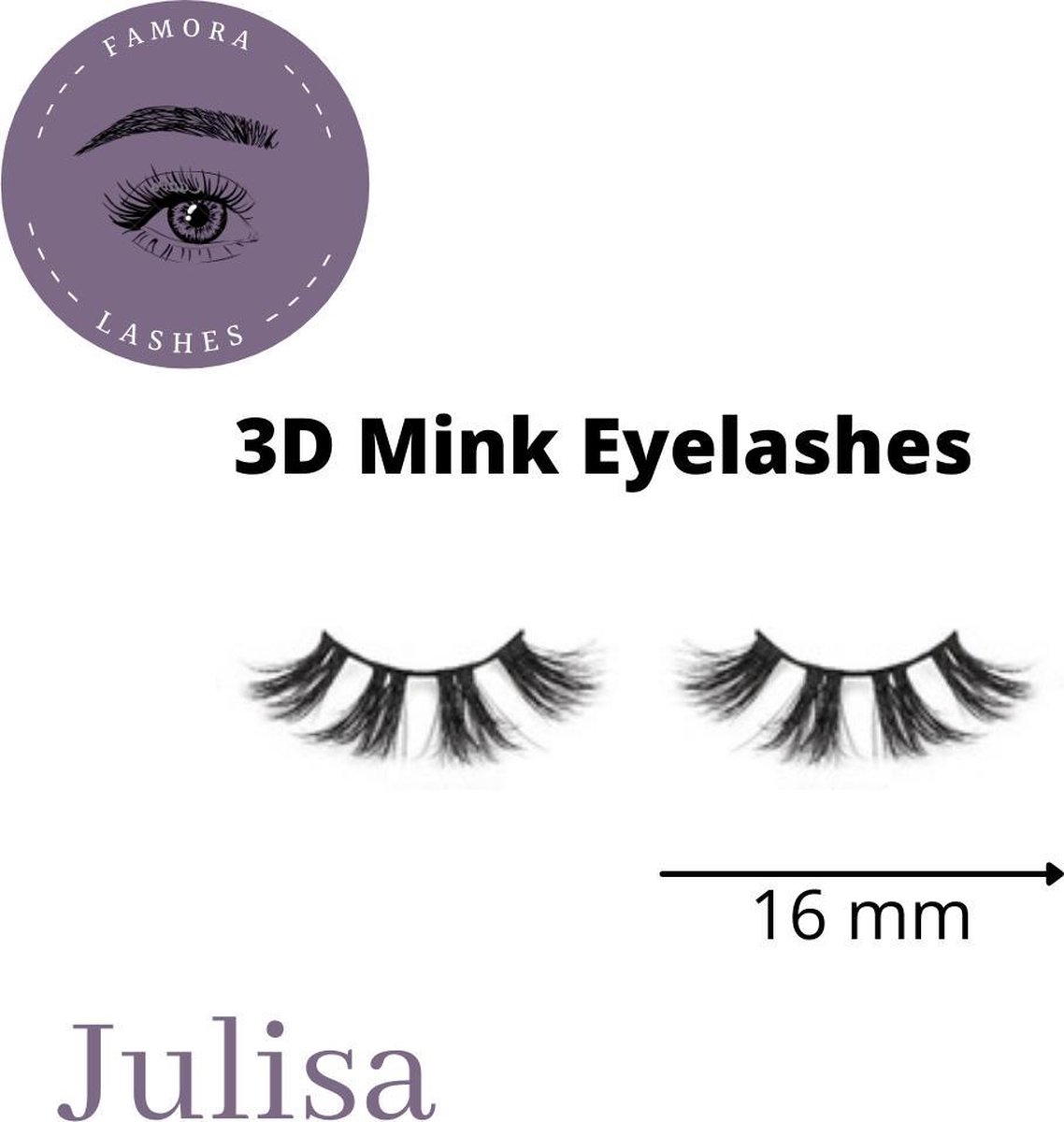Michele Curls Beauty - Famora Lashes - Wimpers - Mink Wimpers - Valse Wimpers - Wimperstrip - Julisa