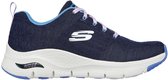 Skechers Sneakers - Maat 39 - Vrouwen - Navy - Licht blauw - Wit