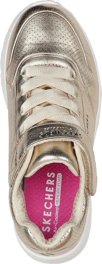Skechers Sneakers - Maat 33 - Meisjes - Goud (Glanzend metallic) - Skechers