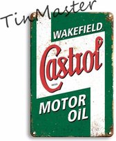 Esso Castrol Oil Olie Tankstation Vintage Metalen Tin Plaque Sign Plaat Home Decor Pub Cafe Muur Decoratie Garage Man Cave 20x30cm Multi-color