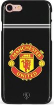 Manchester United iPhone 7 / iPhone 8 / SE (2020) Coque arrière TPU noire