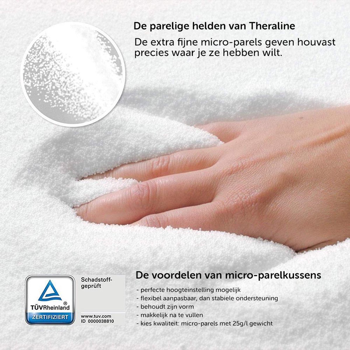 Theraline Voedingskussen 190 Cm Multifunctioneel Ergonomisch Zwangerschapskussen Wasbare Hoes 100 Katoen Oeko Tex Getest Met Vulling Van Microparels Grijs Wit 792362772