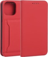 Sterk magnetisme Schokbestendig Horizontale Flip Liquid Feel lederen tas met houder & kaartsleuven & portemonnee voor iPhone 13 Pro Max (rood)