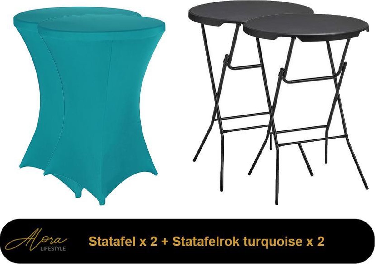 Stretch rok grijs statafelrok statafel 60cm statafelhoes - Koop-een