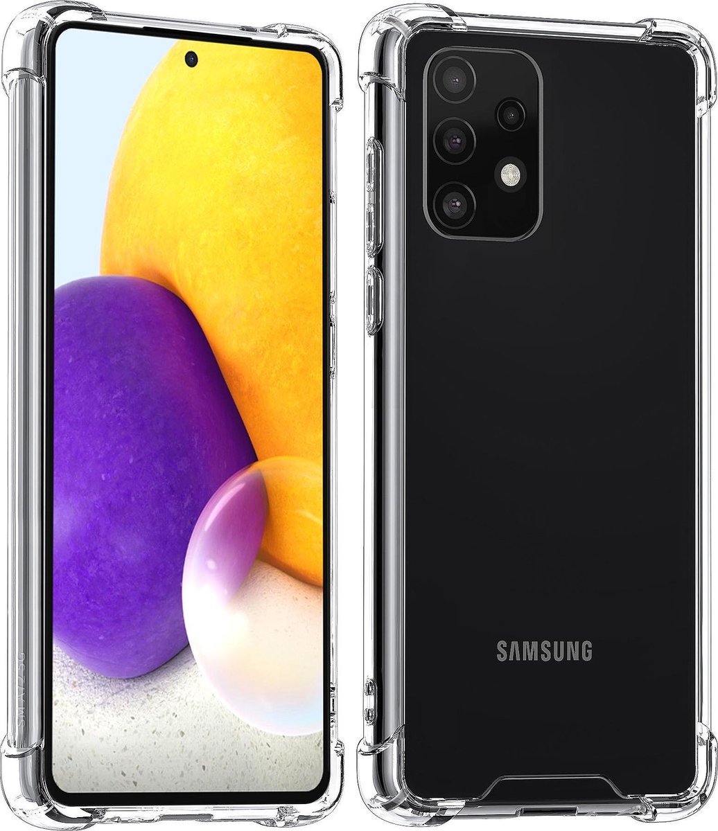 Transparant hoesje voor Samsung Galaxy A72 - Back Cover - TPU- 8719273318034