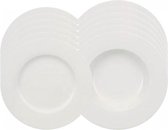 Villeroy & Boch Wonderful World - White 6-pers.12-delig Dinerset ( 6 x Dinerbord, 6 x Diep bord )
