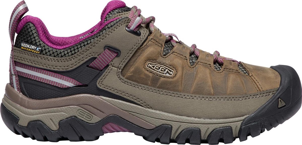 Keen Targhee III Dames Wandelschoenen Weiss/Boysenberry Leer Bruin