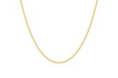 Silventi 9NBSAM-G210105 Gouden Ketting - Gourmette - 38 + 5 cm - 1,6 mm Dik - 14 Karaat - Goud