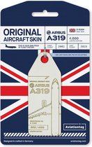 Aviationtag British Airways Airbus A319 – G-EUOH - vliegtuig sleutelhanger/keychain