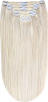 Remy Human Hair extensions Double Weft straight 24 - Ice Blond
