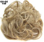 Cheveux Wrap, extensions de cheveux Brazilian chignon blond 14 #