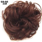 Hair Wrap, extensions de cheveux brésiliens chignon rouge 33 #