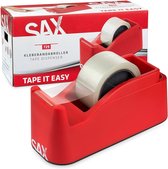 Taperoller- Zinaps Tape It Easy Tape Dispenser | Pakketband Dispenser met Penhouder Functie | Easy One-Hand Rolling | Blade Duurzaam | voor 1 x 50 mm tape of 2 x 25 mm tape (WK 021