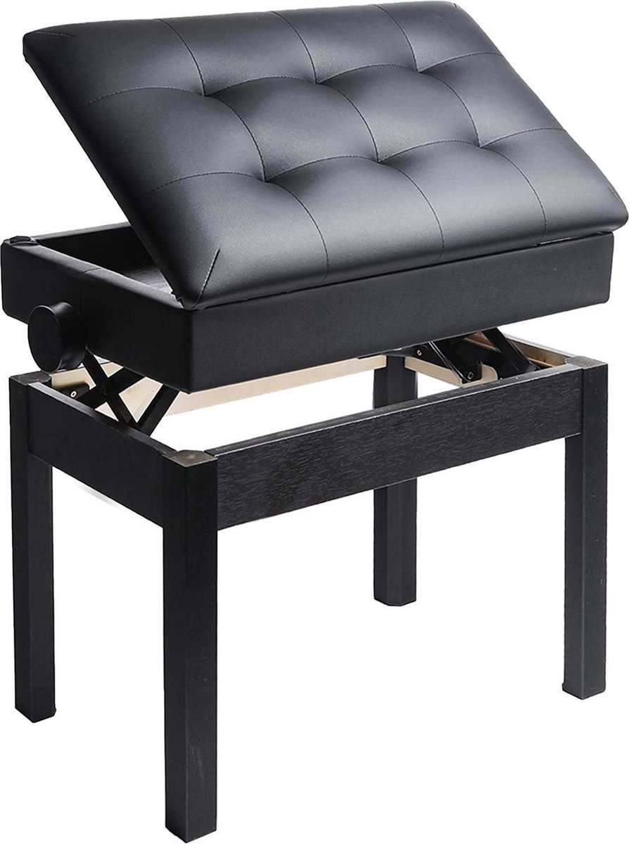 Neewer – tabouret réglable en bois pour Piano, avec feuille de rangement de  musique, siège Solo noir, coussin en cuir PU - AliExpress