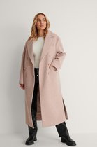 NA-KD Oversized Side Slit Dames Jas - Maat 42