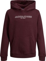 Jack & Jones sweater jongens - bordeaux - JJbank - maat 164