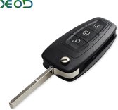 Autosleutelbehuizing - sleutelbehuizing auto - sleutel - Autosleutel / Ford C-Max, Focus, S-Max Galaxy, Mondeo, Fusion & Fiesta