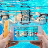 2 Stuks - Universele Mobiele Telefoon Hoes - Onder Water - 100% Waterdicht - Oranje
