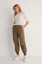 NA-KD Pocket Detail Dames Broek - Maat 34