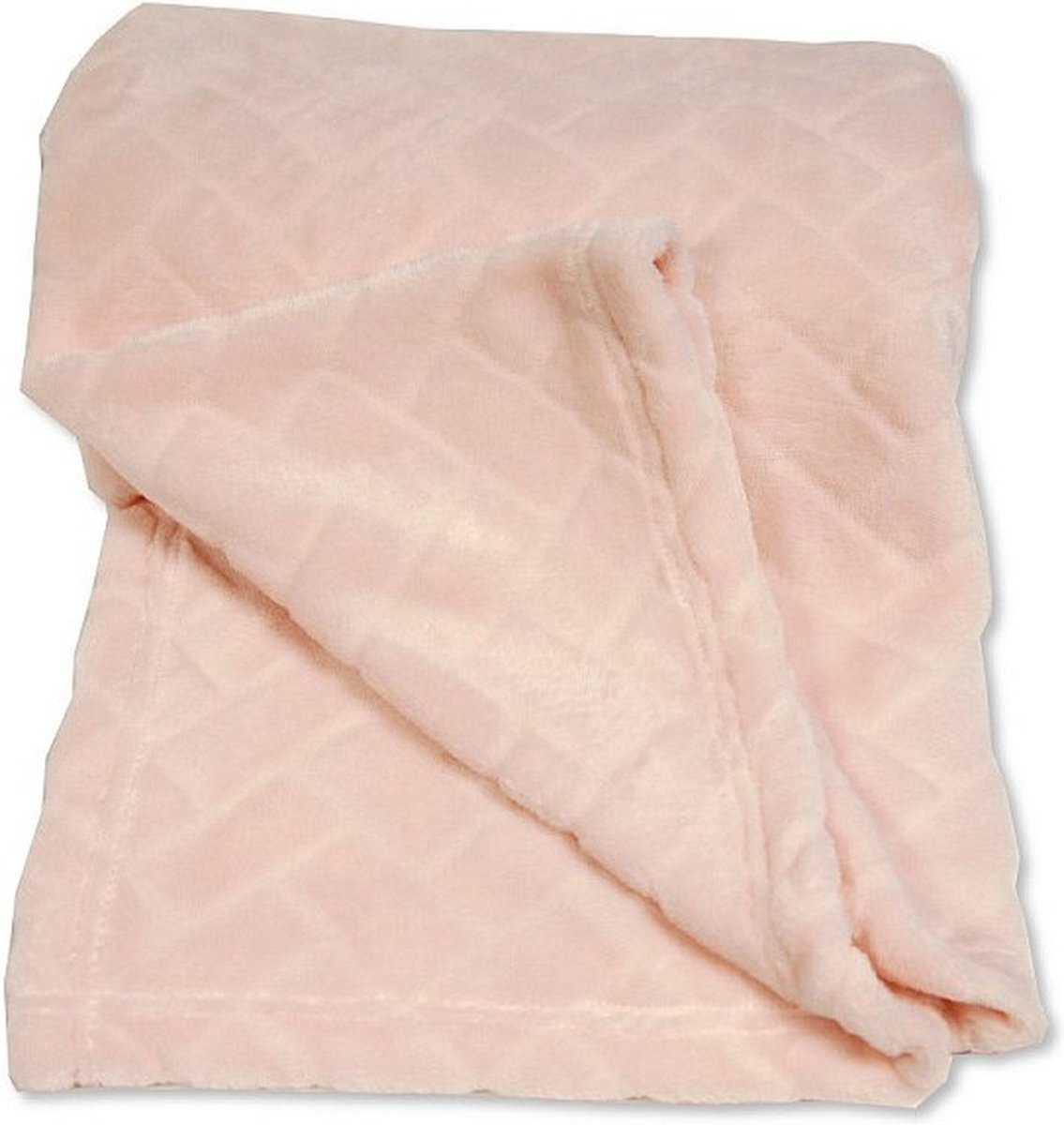 Nursery Time Dekentje Embossed 75 X 100 Cm Flanel Roze