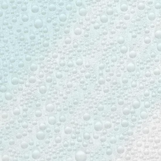 Raamfolie waterdruppels semi transparant 45 cm x 2 meter zelfklevend - Glasfolie - Anti inkijk folie