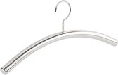 De Kledinghanger Gigant - 12 x Garderobehanger metaal verchroomd Ø 22 mm, 41 cm