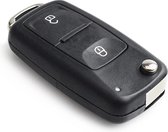 Autosleutelbehuizing - sleutel - Autosleutel / Volkswagen Passat Tiguan Polo Beetle Jetta (2-Knops)