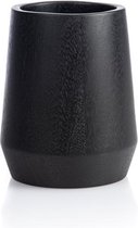 XLBoom - NERO BOWL High - Pot van zwart rubberhout HOOG - Ø13.5cm x h16.5cm