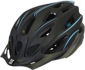 fietshelm fuse unisex matzwart/blauw maat m