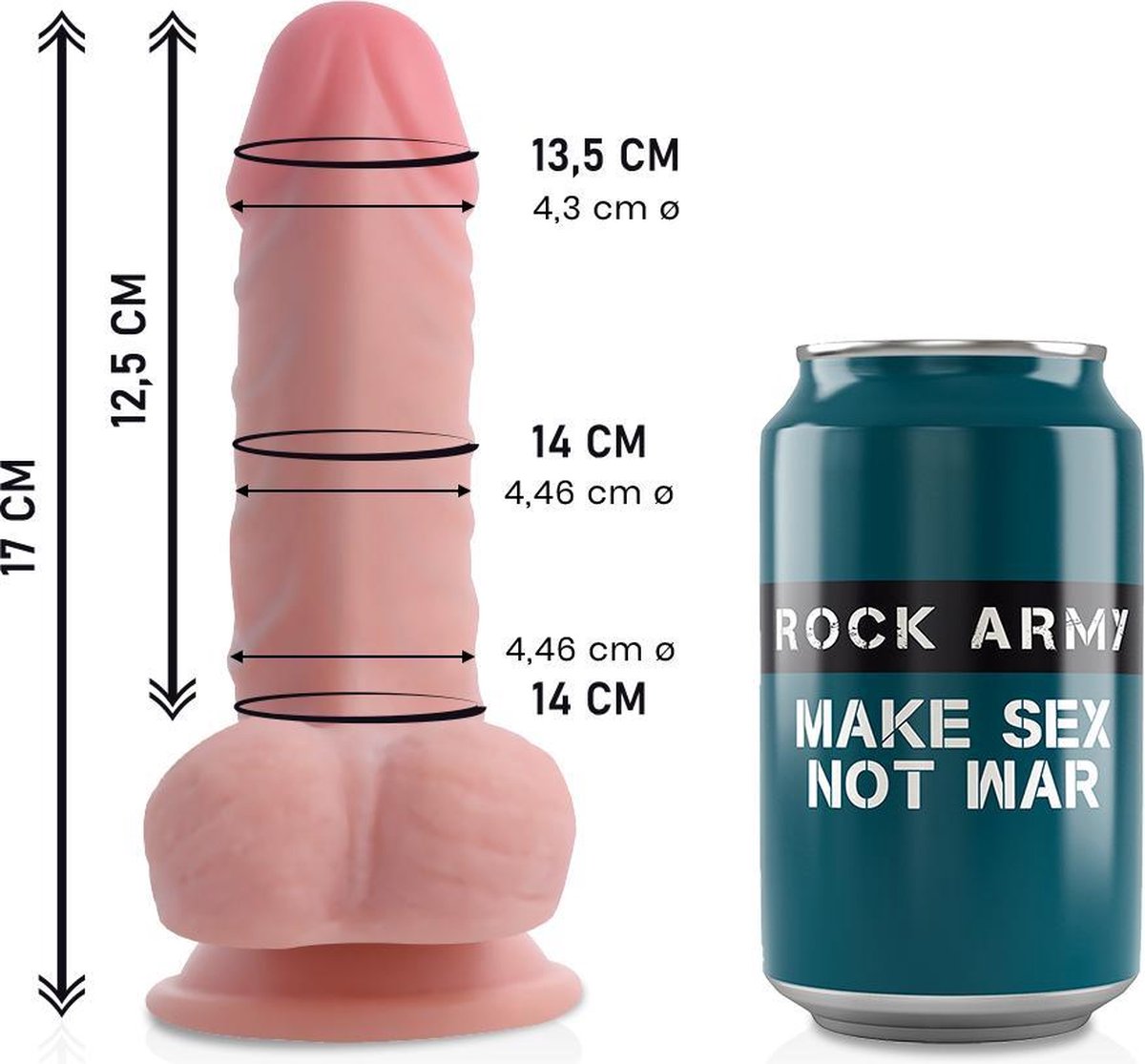 ROCK ARMY | Rockarmy Dual Density Panzer 17cm | Dildo | Sex Toy