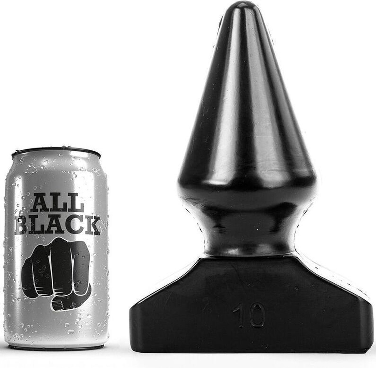 Goedkoopste All Black Plug 20.5 cm - Black