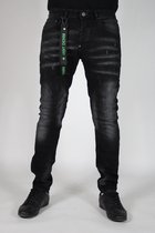 Heren Slim fit jeans The Black Biker