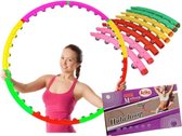 Ariko Fitness Massage hoepel Ø 98cm | 1 kg | Met 40 magnetische balletjes | Hoelahoep | Sport Hula Hoop | Verzwaarde hoepel | Sport hoepel | Vetverbranding | Fitness | Regenboog