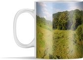 Mok - Knalgroen landschap in het Nationaal park Alas Purwo in Indonesië - 350 ml - Beker